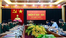 Kỳ họp thứ 3 Ủy ban Kiểm tra Quân ủy Trung ương nhiệm kỳ 2020-2025